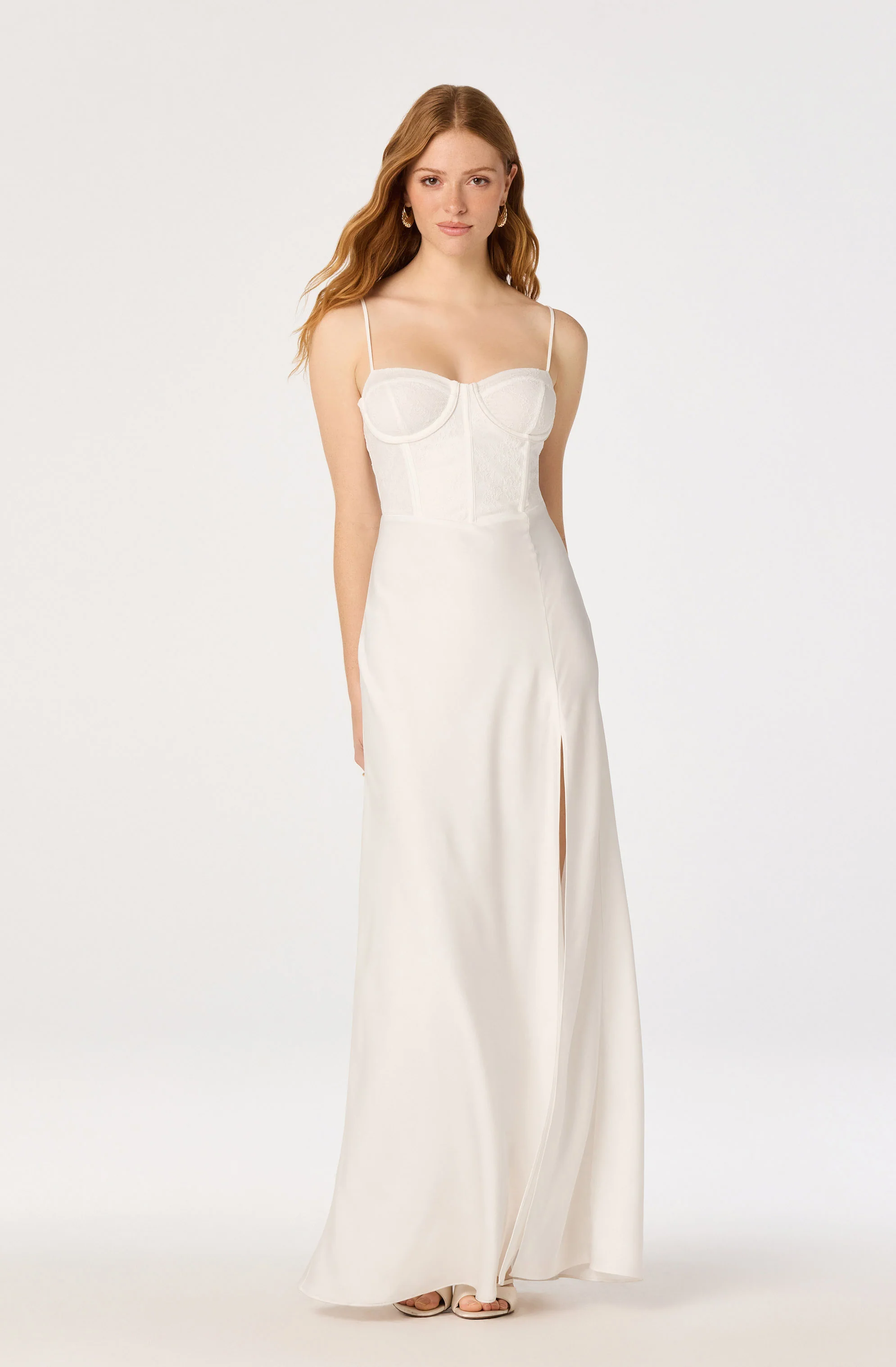 Zinnia Lace Bustier Maxi Gown - Image 17