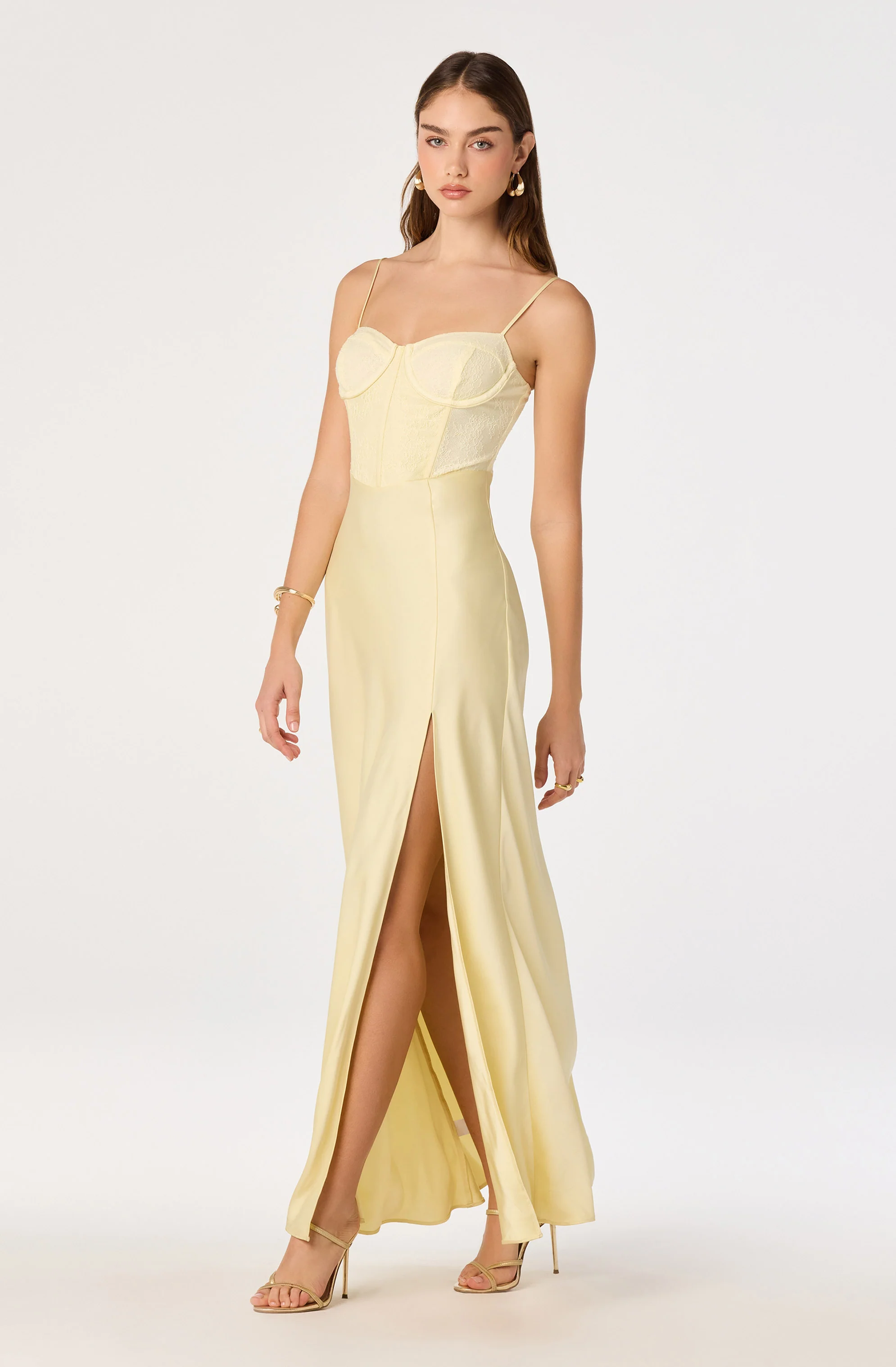 Zinnia Lace Bustier Maxi Gown - Image 4